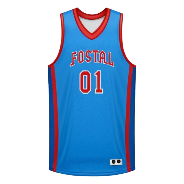 basketball jersey (#00A3E0) and red (#F9423A) sticker