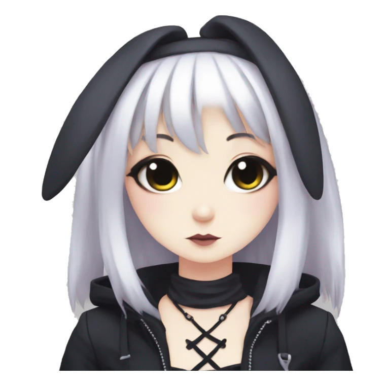goth bunny girl anime sticker