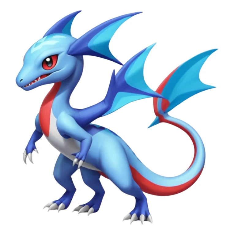 Meloetta-Inteleon-Salamence-Salandit-Latios-Fakémon-creature-hybrid sticker