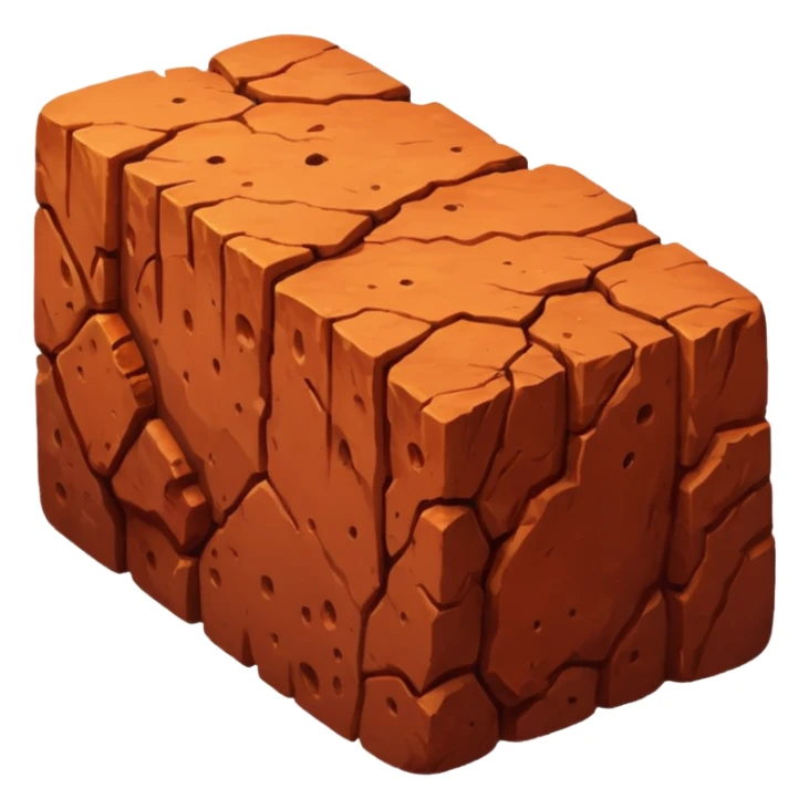 generate an ultra realistic piece of bauxite sticker