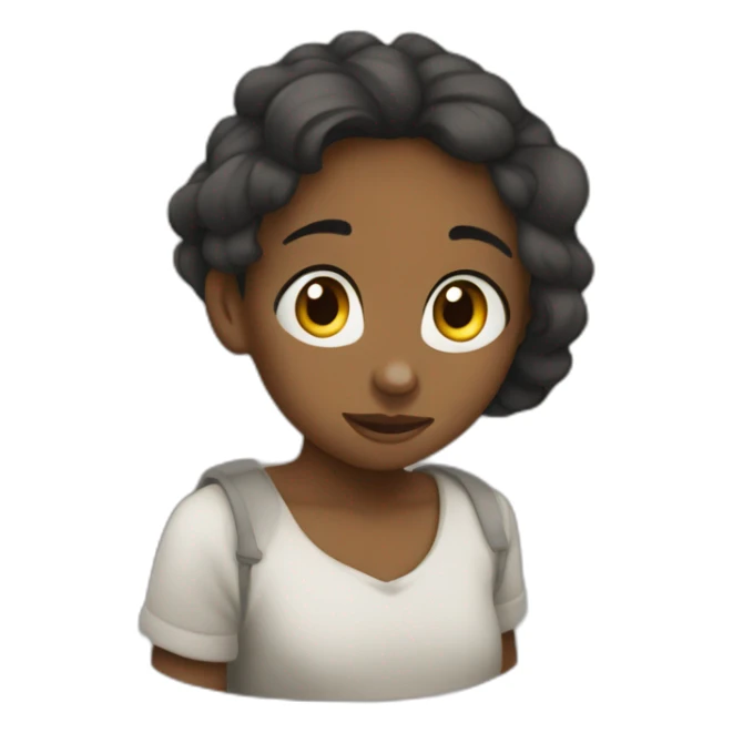 Une fille qui embrasse un garçon sticker