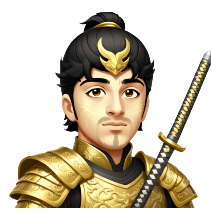 Golden Samurai sticker