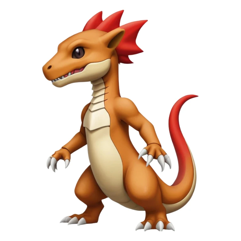 Cubone-Marowak-Charmeleon-Fakémon-creature (full body) sticker