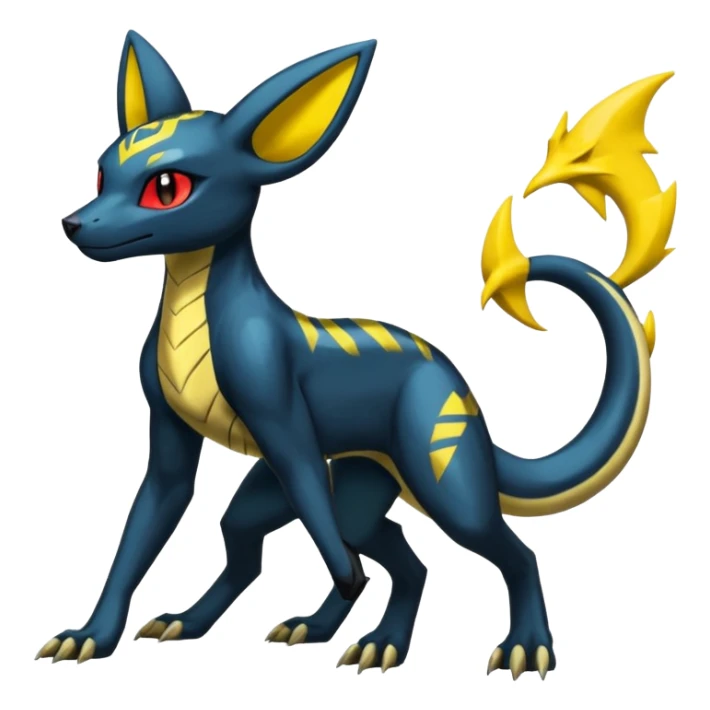 Umbreon-Manectric-Salandit-Zeraora-fusion, full body sticker