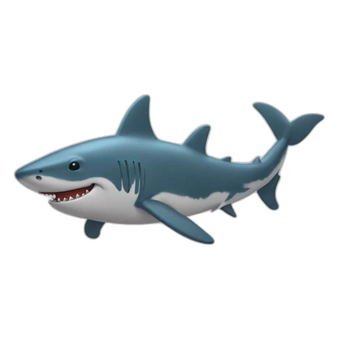 winnie the pooh on a shark sticker