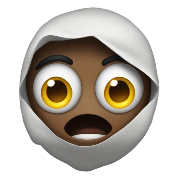 Eyes popping out of head in surprise sticker