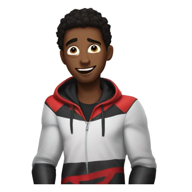 Miles Morales mewing  sticker