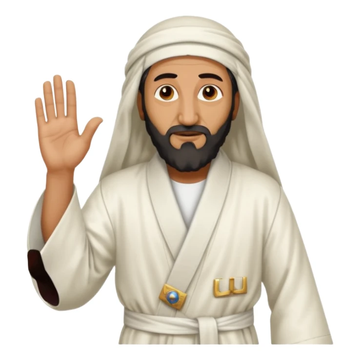 Osama bin Ladin standing on a plane sticker