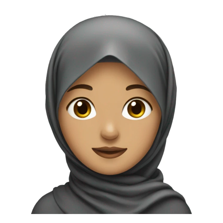 girl with hijab sticker