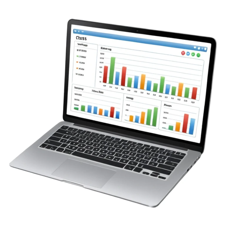 charts trading laptop sticker