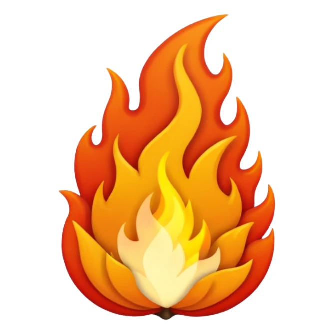 Asme un fuego pixeleado sticker