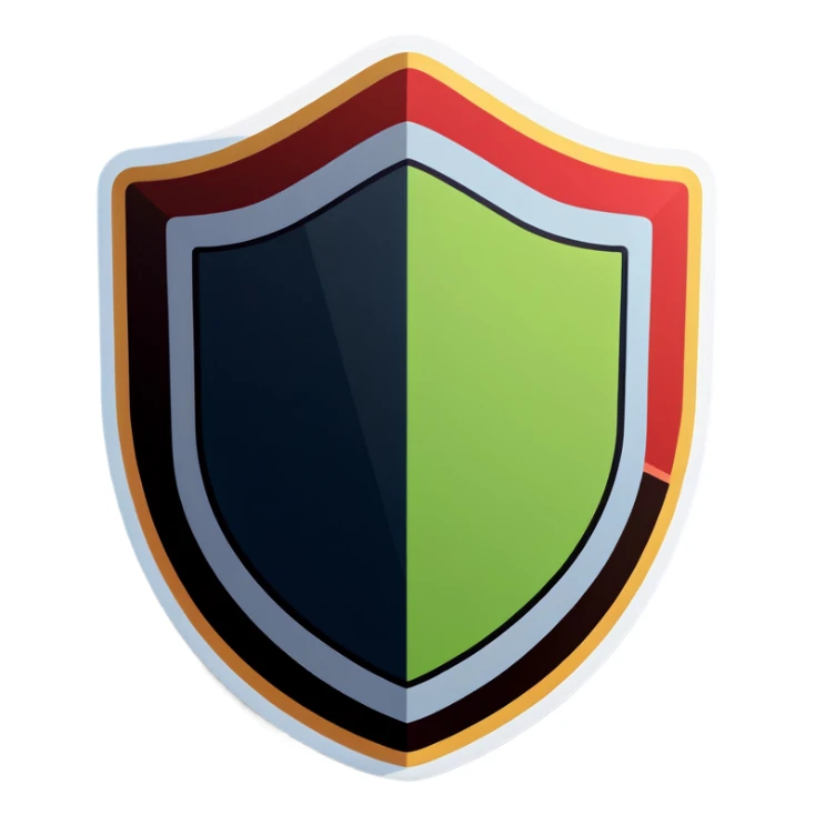 Shield sticker