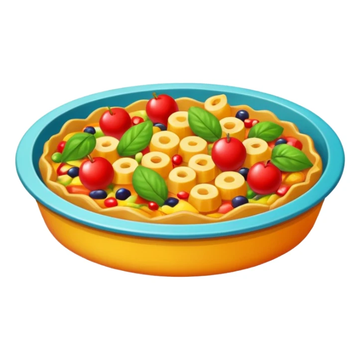 High resolution of a food dish sticker