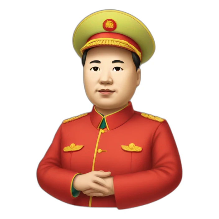 Male Pregnant Chairman Mao sticker