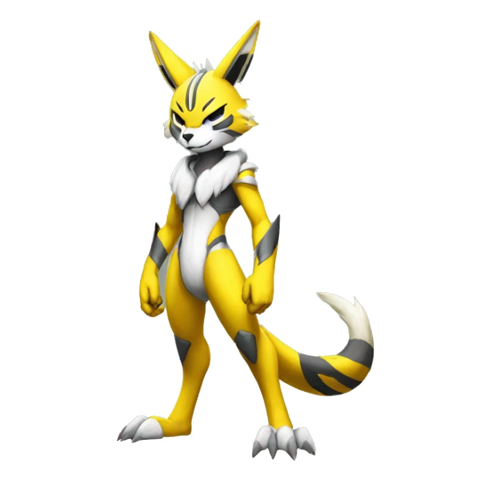 Metabee Renamon Zeraora Full body sticker