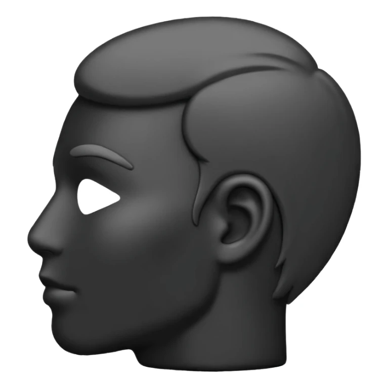 without any details just the outline and grey fillled in sticker