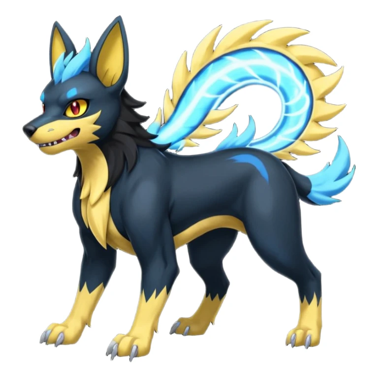 Luxray-Manectric-Umbreon-Houndoom-Pokémon-Fakémon-hybrid-creature sticker