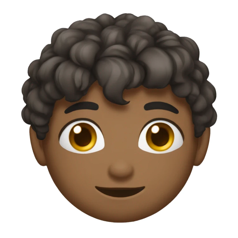 Moça morena olhos castanhos claros, cabelo preto medio, segurando uma caneca sticker