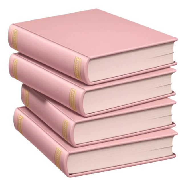stack-of-pale-pink-books sticker