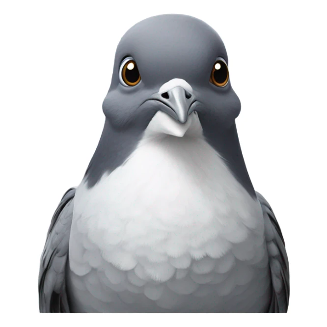 Trump’s face on a pigeon sticker