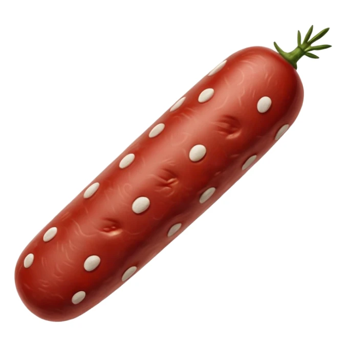 salame piccante (colorazione piu' rosso scuro) sticker