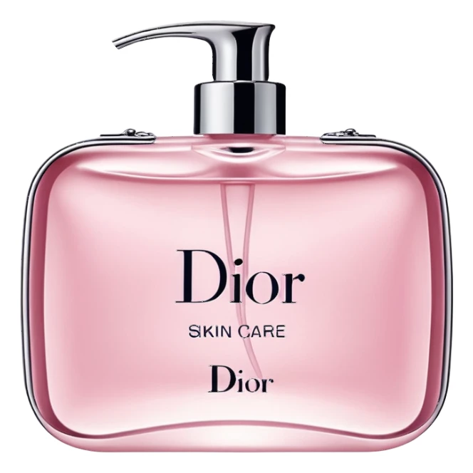 Dior skin care Kit pink best quality ultra realistic sticker