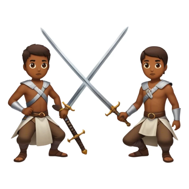 the sword on the floor and a mirror person sticker