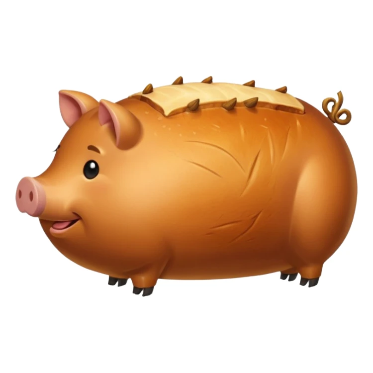 a roasted joint of pork emoji sticker