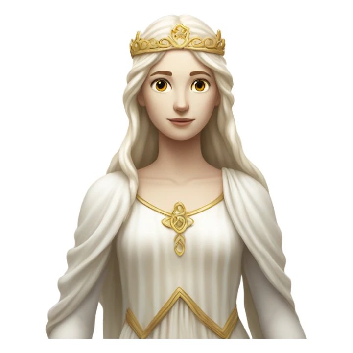 astrology virgo fwmale white the maiden iridescent  sticker