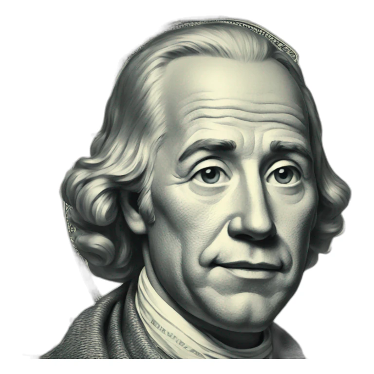 dollar ultrarealista sticker