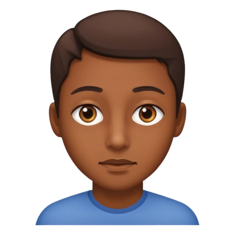 Piel morena, y ojos más achinados sticker