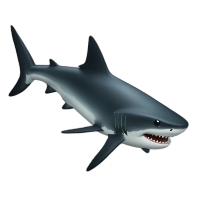 Black shark sticker