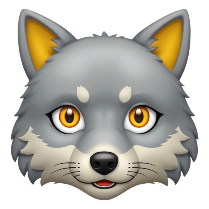 Tráeme una imagen de un lobo enojado sticker