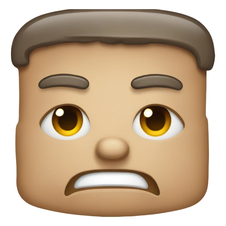 Exhausted, drooling from mouth emoji sticker