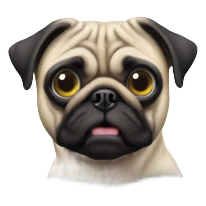Pug plying Call of Duty  sticker