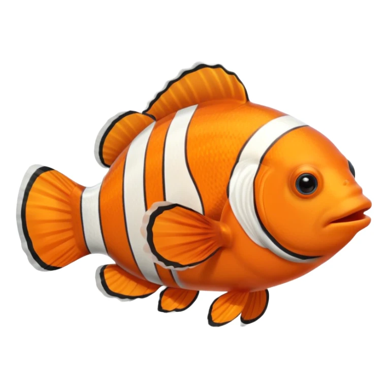 Full body of a clownfish  sticker