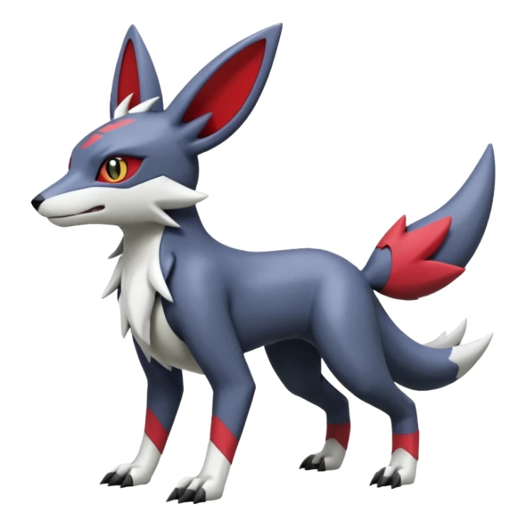 Heliolisk-Umbreon-Sergal-Zangoose-Cyclizar-Genesect-Pokémon, full body sticker