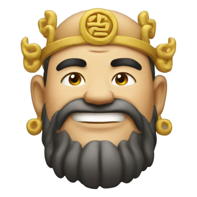 The God of Wealth in China sticker