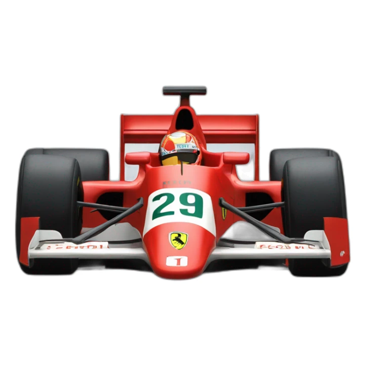 1991 ferrari F1 car sticker
