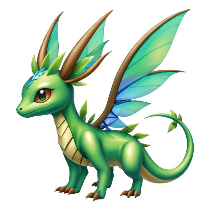 Shiny Exotic Flygon-Leafeon-Celebi-Scyther-Hybrid-Creature sticker