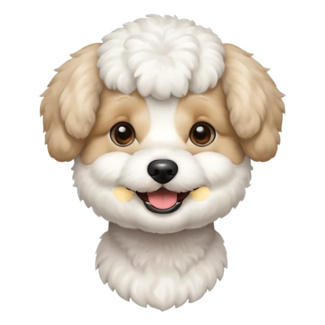bichon frise emoji sticker