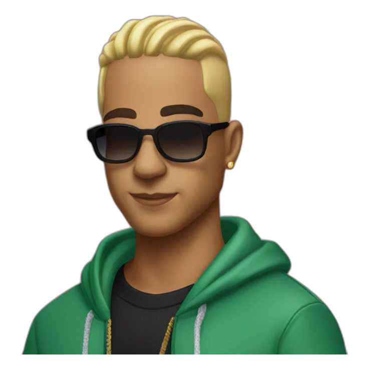 Badbunny Benito reggaeton puerto rico sticker