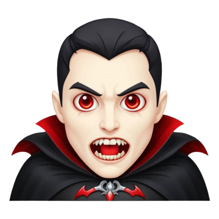 Create an emoji of  a scary Vampire full bodied sticker