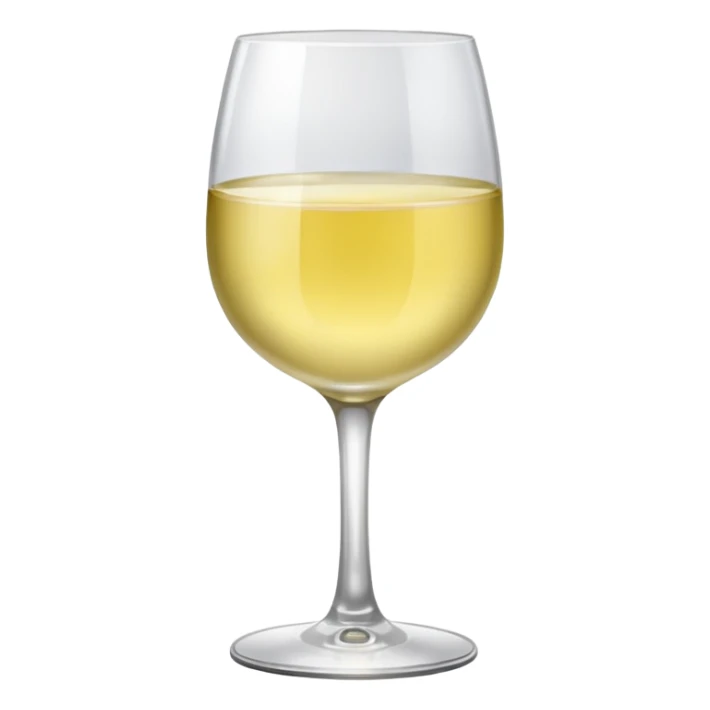 glass of white wine  sticker