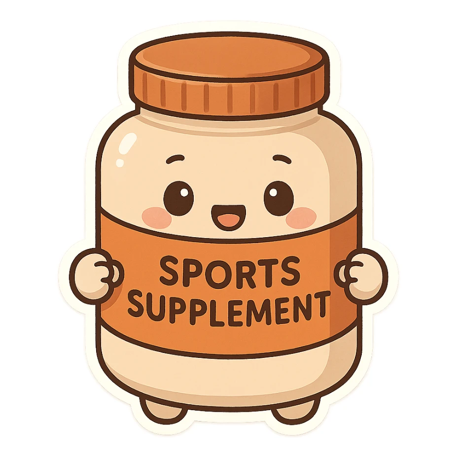 Sports supplement sticker