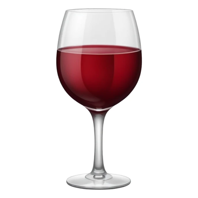 glass of wine  sticker