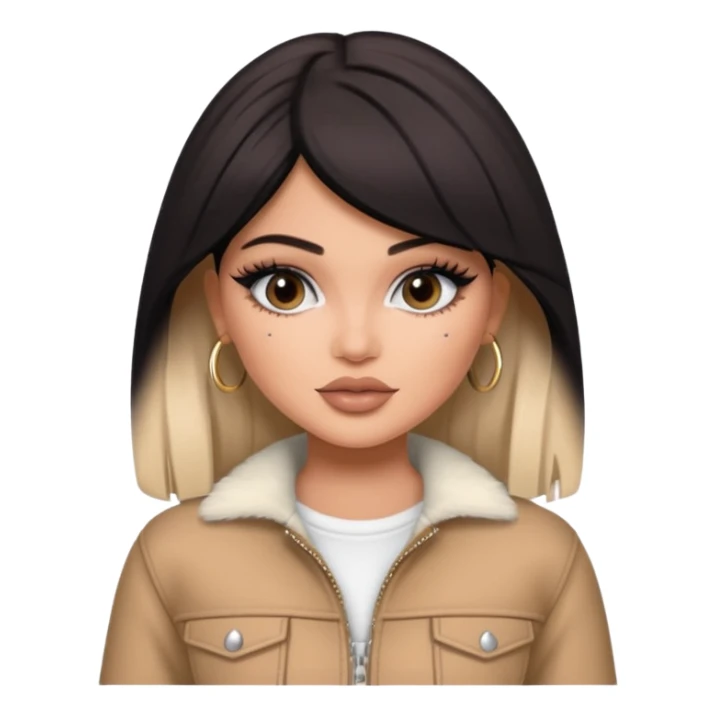 kylie jenner as pretty bratz baddie sticker
