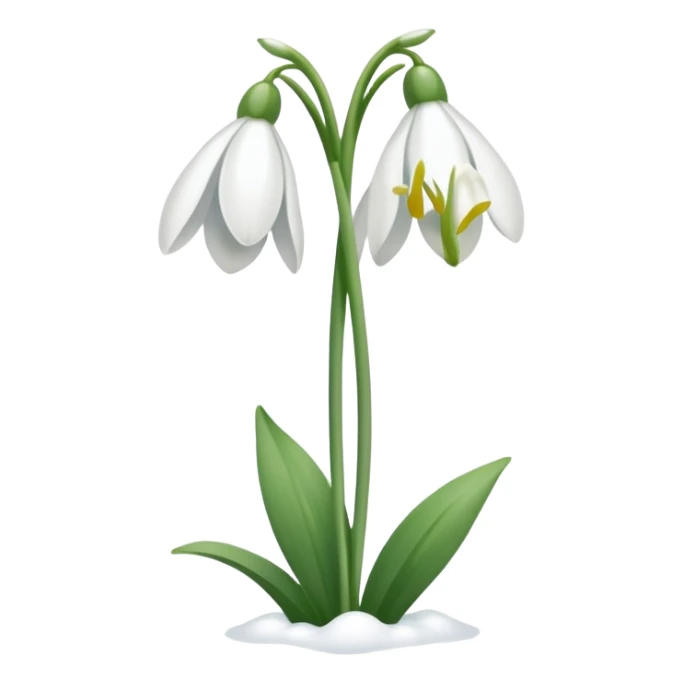 Snowdrop sticker