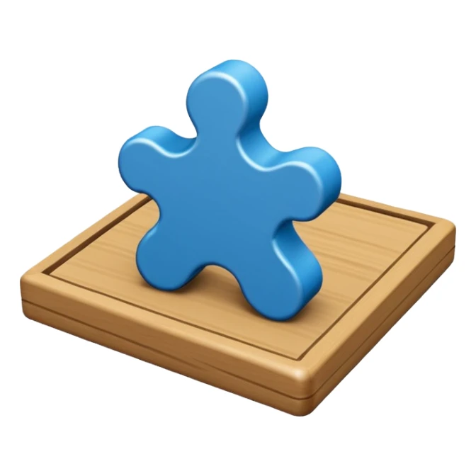 meeple muñequito clásico de juego de mesa color azul sticker
