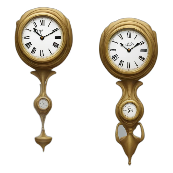 Dali clocks in the style of Disney’s Aladdin sticker